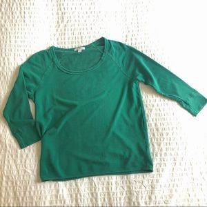 James Perse Raw Edge Sweatshirt